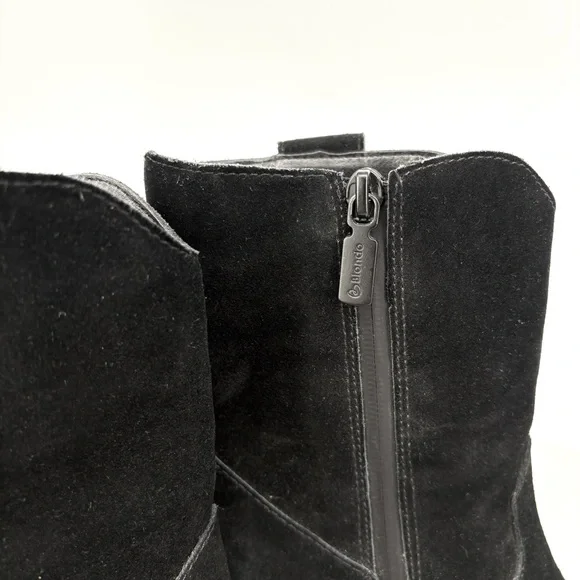 BLONDO | Wayde Waterproof Suede Western Boots in Black | Sz 8.5 - Picture 9 of 13